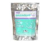 Vet Solutions Enzadent Oral Care Chews for Dogs Petite 30 ct - 소가죽 성분